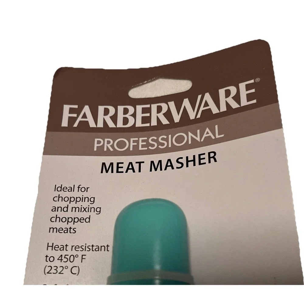 Farberware 5211438 Professional Heat Resistant Nylon Meat/Potato Masher Safe